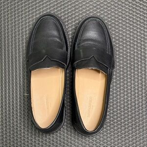Banana Republic -Black Leather Loafers